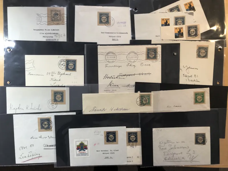 MILITÄR Svarsbrev och Militärbrev/brevkort, ca 50 st