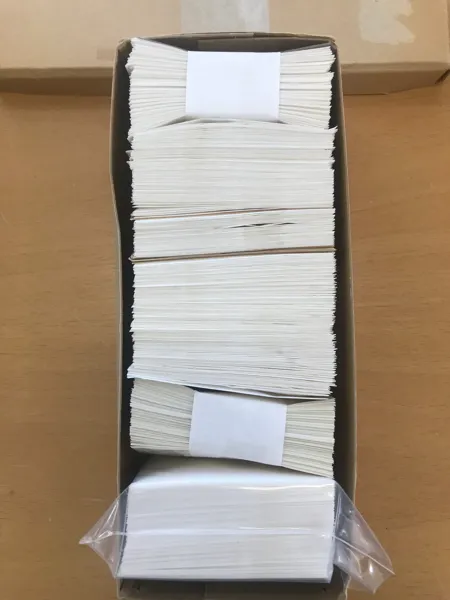 PERGAMYNKUVERT Storlek Oanvända (nya) i kartong, ca 1000 st