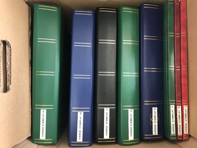 DUBBLETTSAMLING Oscar till modernt i 8 st insticksböcker (5 x 30 blad + 3 x 8 blad) mest stämplad massvara
