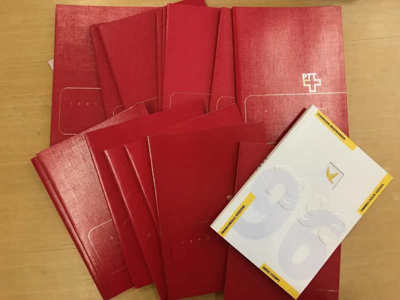 SCHWEIZ Årssatser 1984 -1996 (ej 1995)