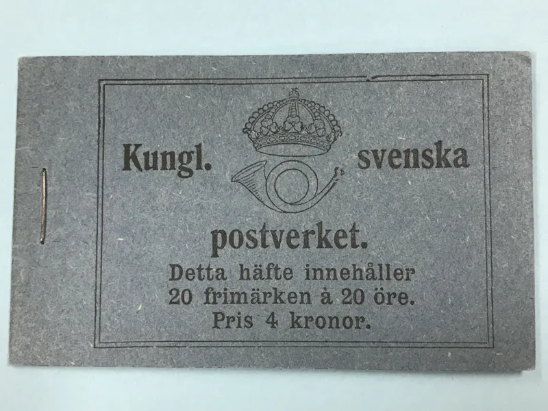 H13 O 20x20 öre blå Gustav II Adolf