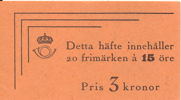 H52 20x 15 öre Vetenskapsakademin