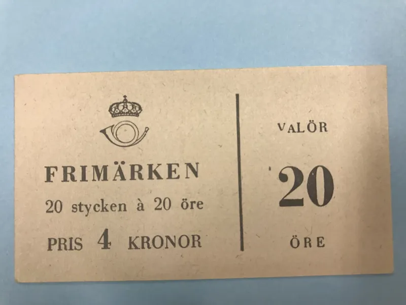 H118 A1b 20 x 20 öre Gustav VI Adolf typ 2