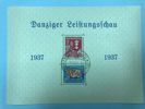 DANZIG Block 3 stämplat DANZIG 5.12.37 