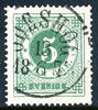 F19c blågrön (smaragdgrön) t.14 ÖDESHÖG 13.6.1873