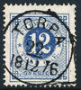 F21n mörkblå vackert stämplad TORPA 22.12.1876