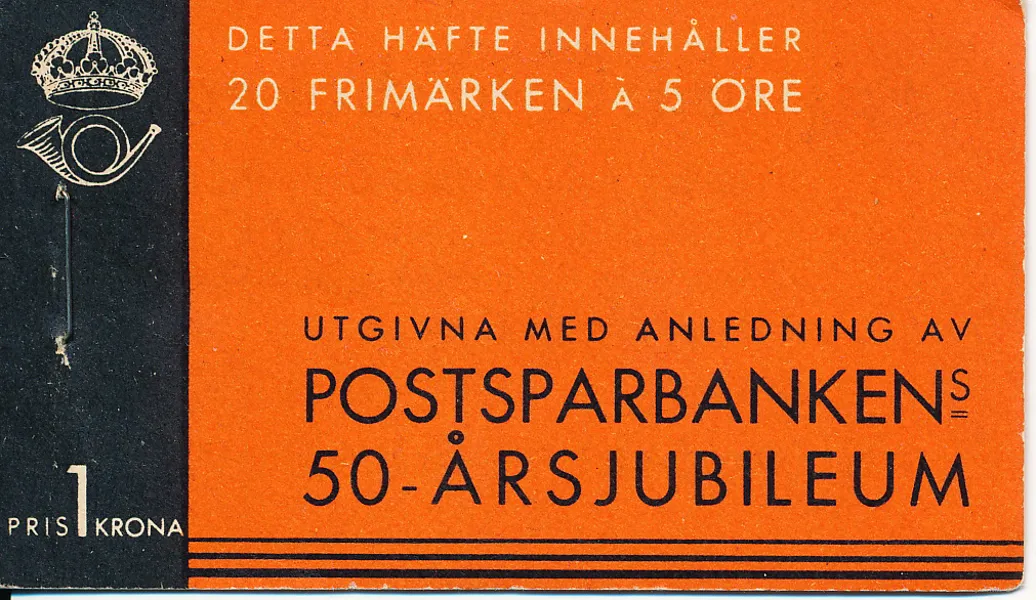H25 II R 20 x 5 öre Postsparbanken 50 år