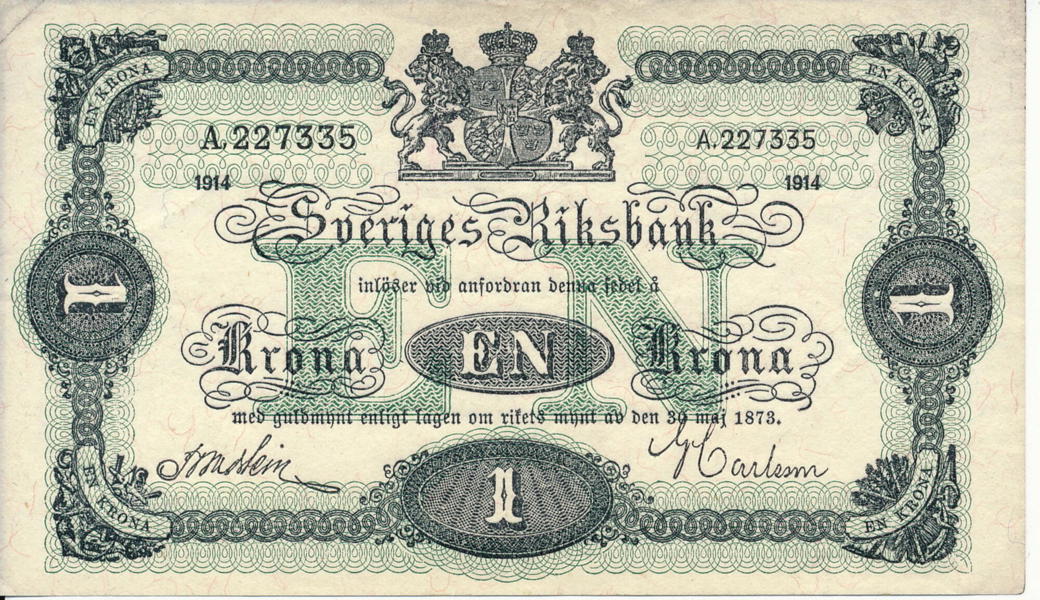 DSS 1152 En krona 1914
